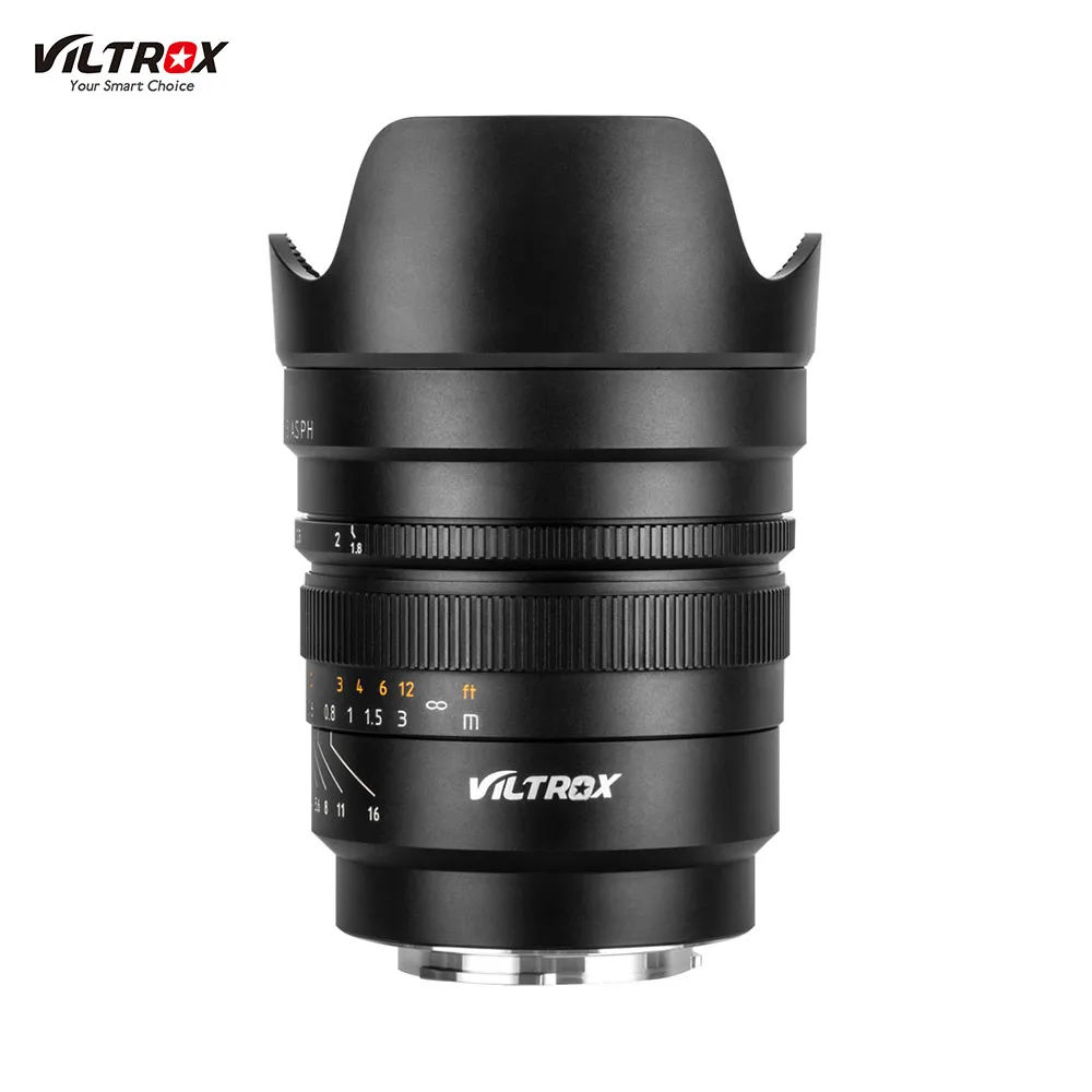 

VILTROX широкоугольный объектив FE-20mm / F1.8 E-mount MF ручная Фокусирующая камера Len для Sony E-Mount Camera s Sony A7A6300 A6500 A6000 NEX5