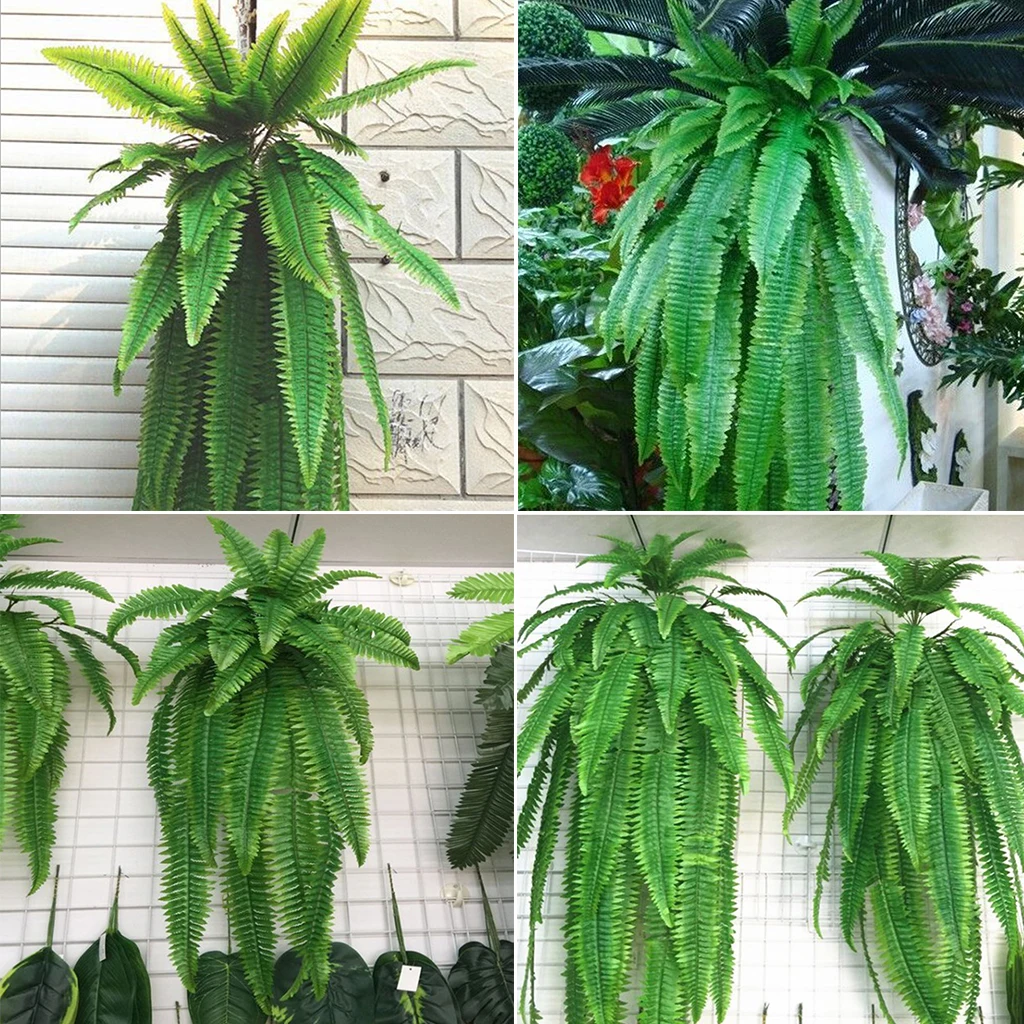 

5x Artificial Plant Vines Fern Persian Rattan, Wall Indoor Hanging Wedding Garland Decor,95cm