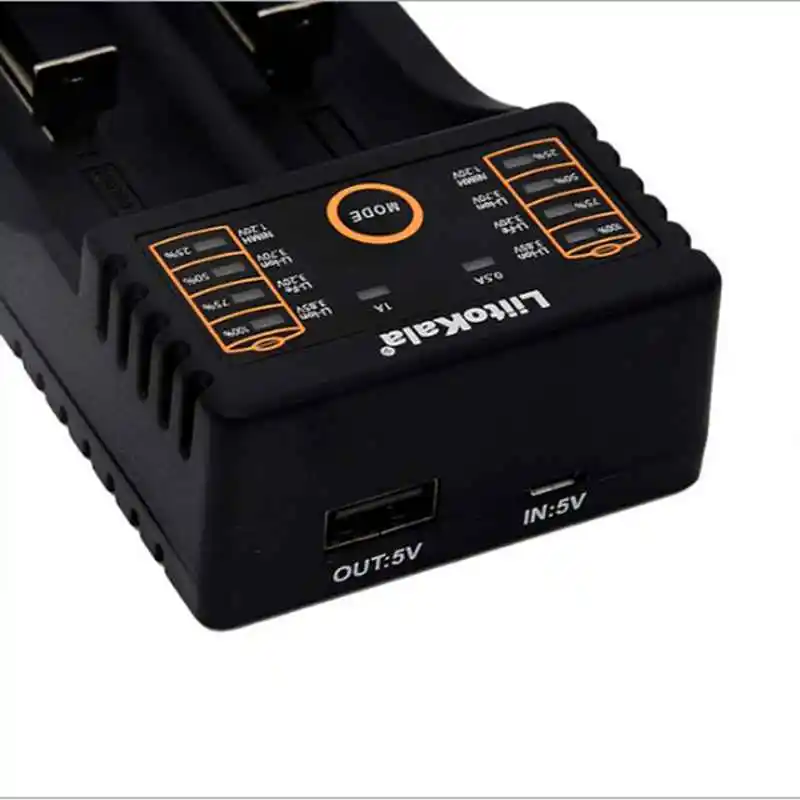 Обновление lii 202 liitokala 5V 2A 18650/26650/16340/14500 зарядное устройство Micro USB для