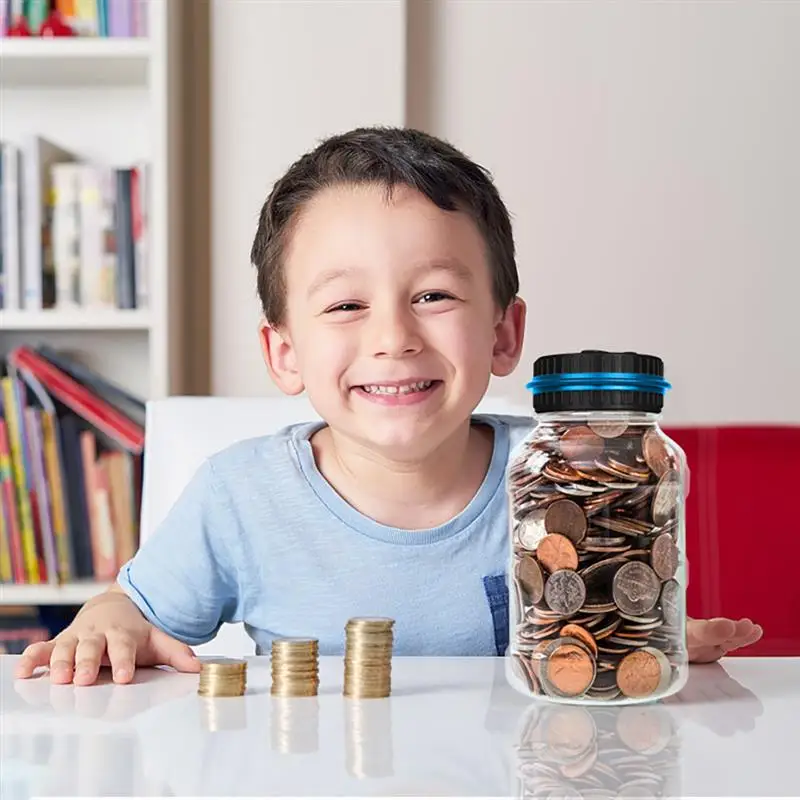 Для европейских денег 1 5л Копилка счетчик монет электронный цифровой ЖК подсчет