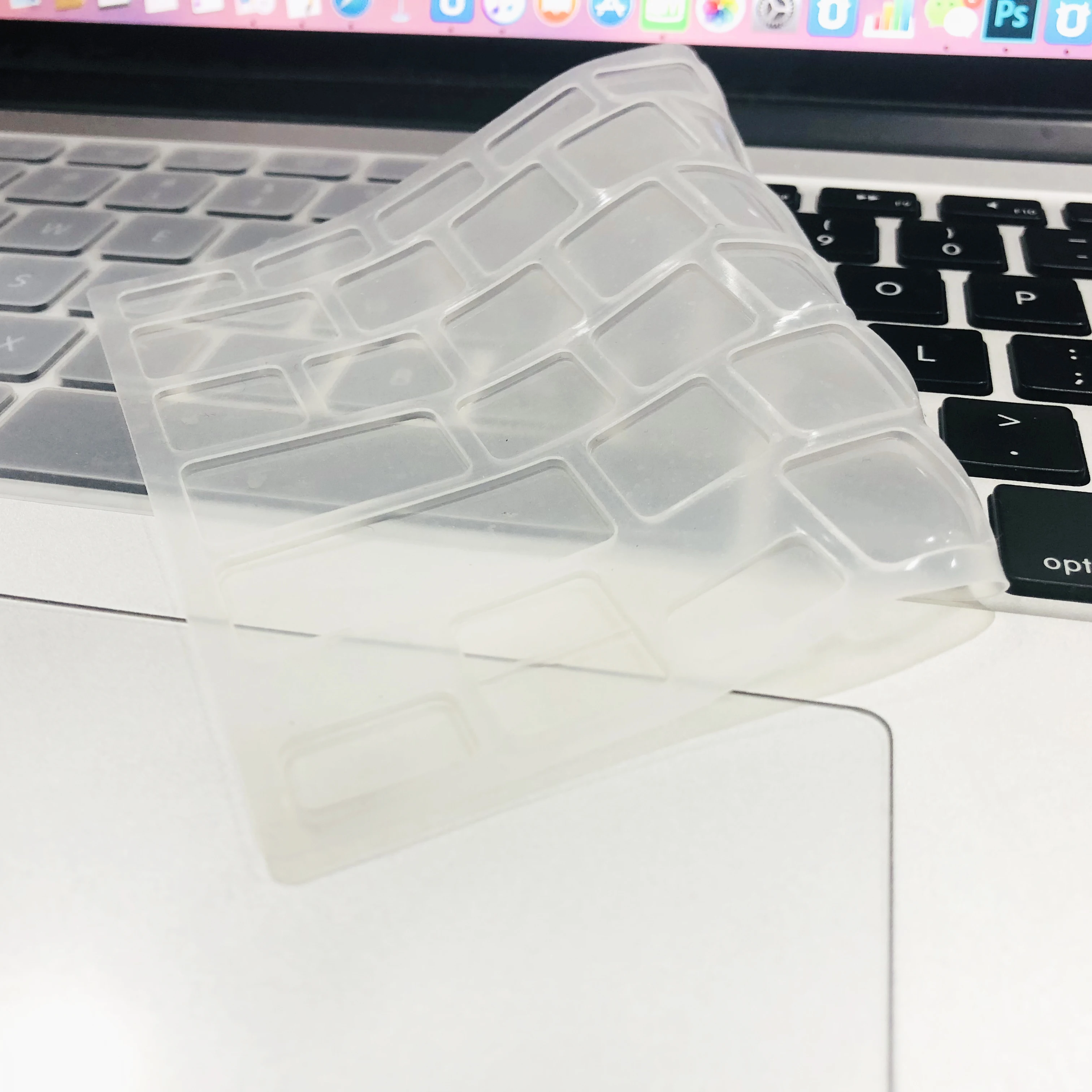Прозрачный силиконовый чехол для клавиатуры Apple Macbook Air13/11/pro13/15 Retina12 дюймов|Чехлы