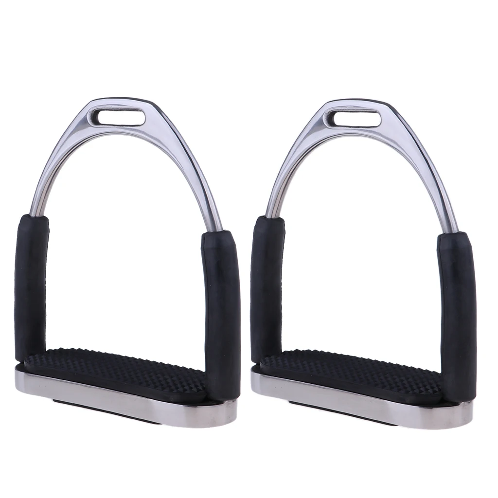 1 пара Нержавеющая сталь ЛОШАДЬ СЕДЛО Английский стремена Верховая езда