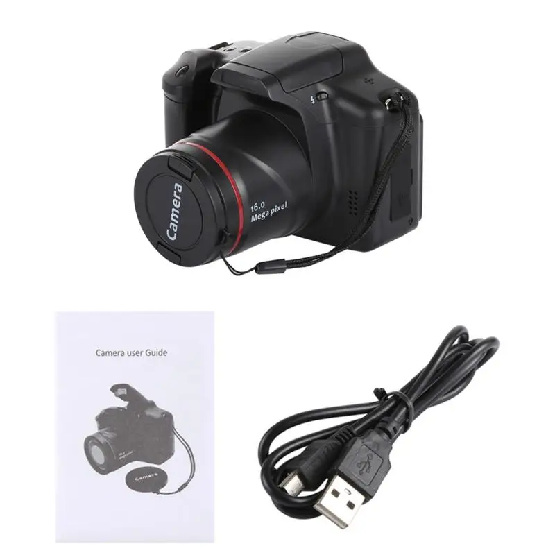 Цифровая камера Full HD SLR видеокамера 16 мегапикселей CMOS сенсор с 2 4 &quotЖК экраном