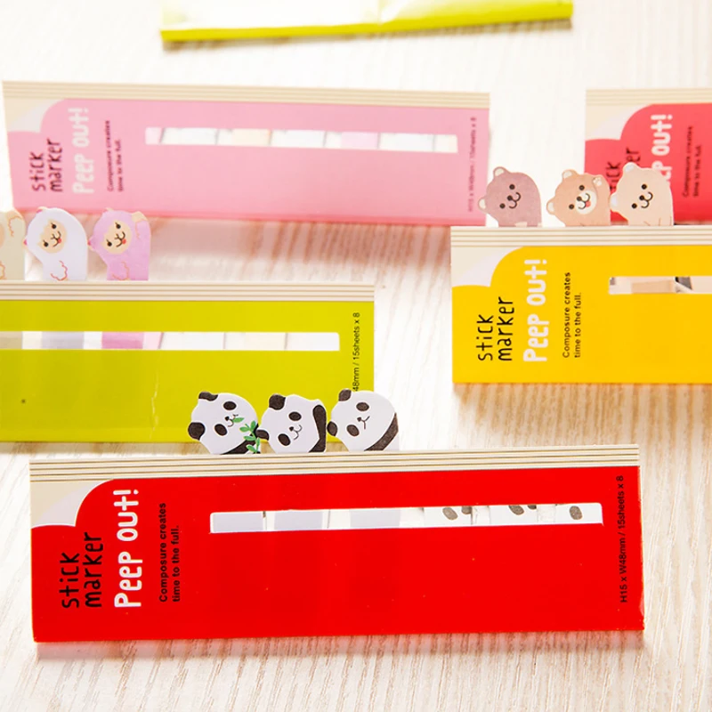 Распродажа 1 шт. Мультяшные закладки заметки этикетки для офиса украшение письма