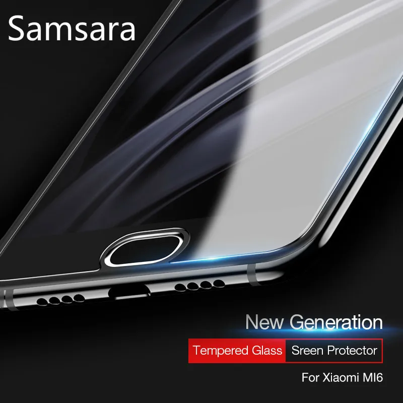 Прозрачная Защита экрана для xiaomi Mi6 8 A2 lite изогнутые края неполное покрытие