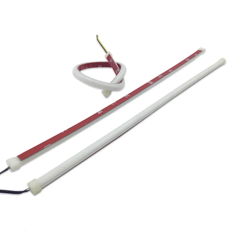 Бесплатная доставка 2 шт. гибкий светодиодный светильник DC12V полоса динамическая