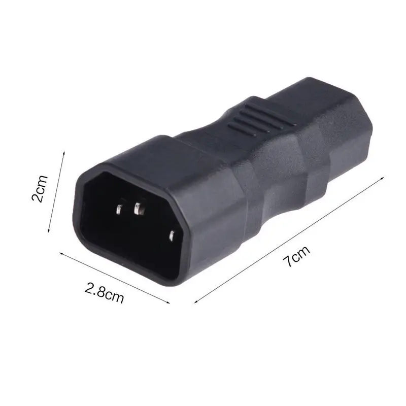 Переходник для адаптера питания IEC 320 C14 папа мама C15|Адаптеры AC/DC| |