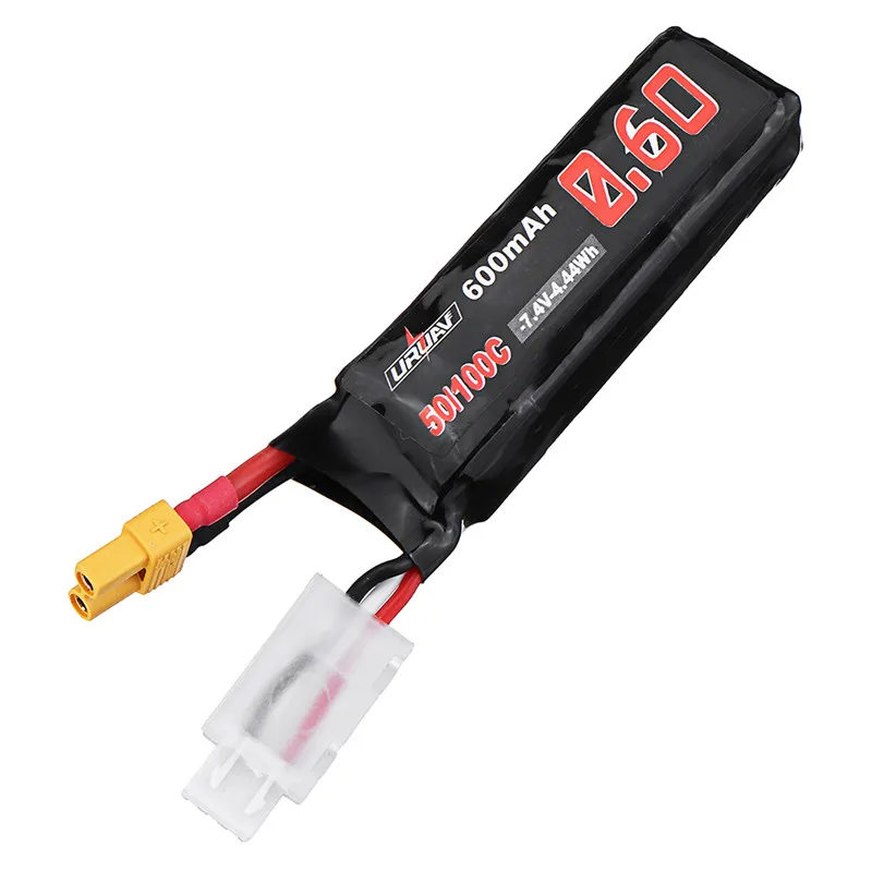 Аккумулятор URUAV 7 4 в 600 мАч 50C/100C 2S Lipo XT30 разъем для радиоуправляемого FPV гоночного