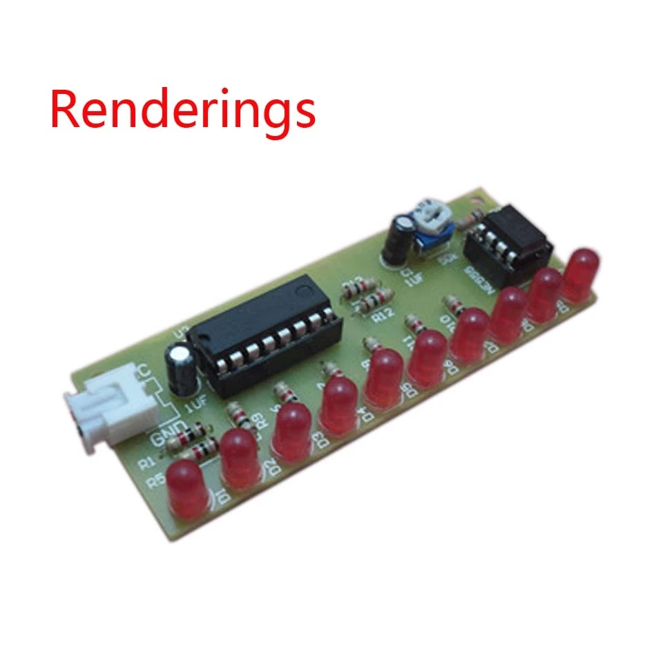 Обучающие наборы NE555 + CD4017 светодиодный модуль мигающего света для Arduino генерация