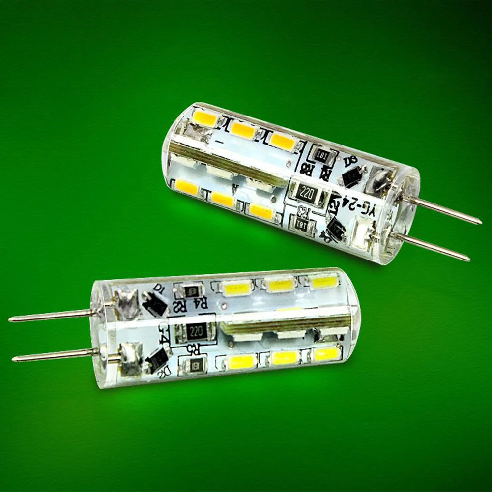 G4 24 светодиодный витые бусины SMD3014 пена лампы высокое Напряжение 110 V 220 теплый