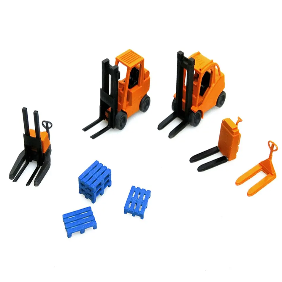 

HO 1:87 Forklift Model Train Model Scene Station Rail Side Decoration