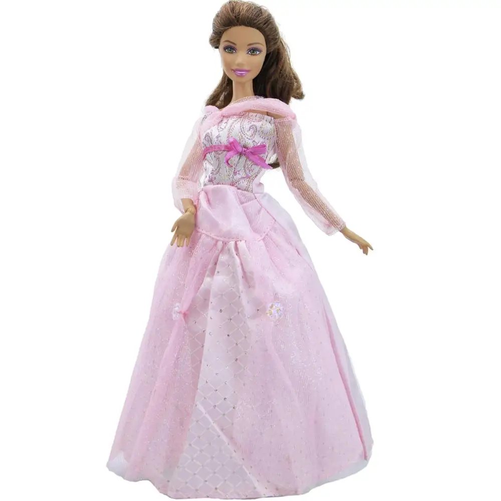 Красота розовый платье с бантом Свадебная вечеринка принцессы кружева юбка