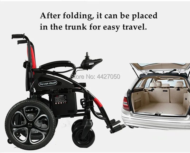 

Free shipping power electric wheelchair for disable