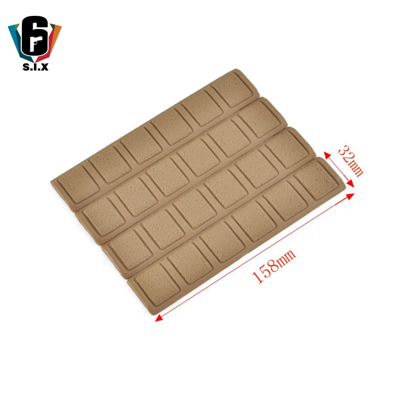 2 стиля тактический страйкбол Keymod мягкая накладка на рельсы резиновая