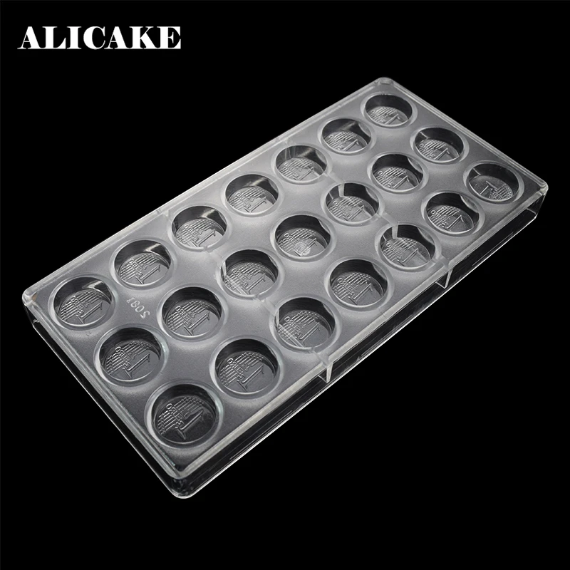 Форма для выпечки конфет в форме шоколада монет Пластиковая форма инструменты