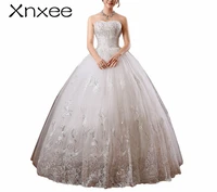 xnxee new 2018 white princess fashionable lace dress romantic tulle dresses vestidos de novia xnxee