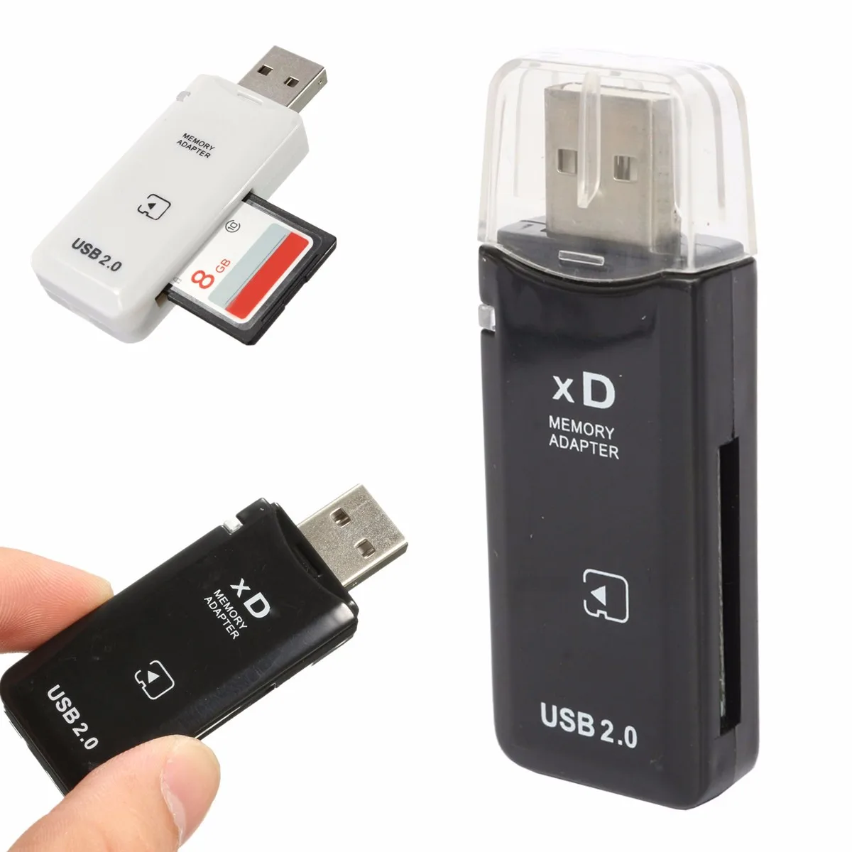 USB 2 0 высокоскоростной xD адаптер для чтения карт памяти Белый Olympus Fuji XD Pictu PDA