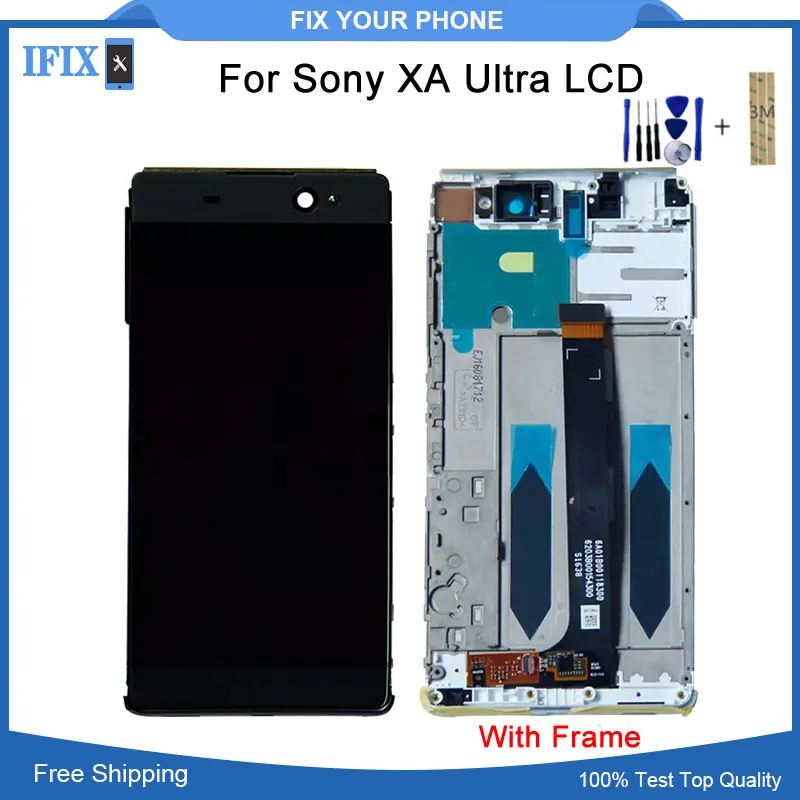 Для SONY для Xperia C6 XA Ultra F3211 F3212 ЖК-кодирующий преобразователь сенсорного экрана в