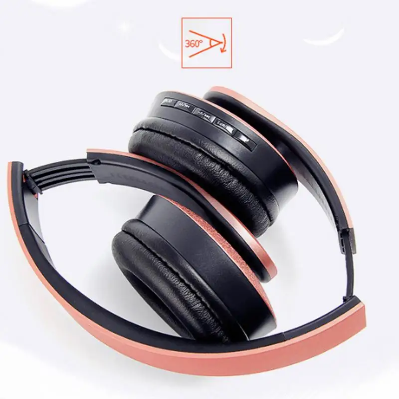 Bluetooth наушники над ухом Hi-Fi стерео Беспроводная гарнитура с шумоподавлением