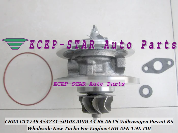 Бесплатная доставка турбо CHRA картридж GT1749 454231 5010S 0002 для AUDI B6 A6 C5 Volkswagen VW Passat B5 AHH AFN