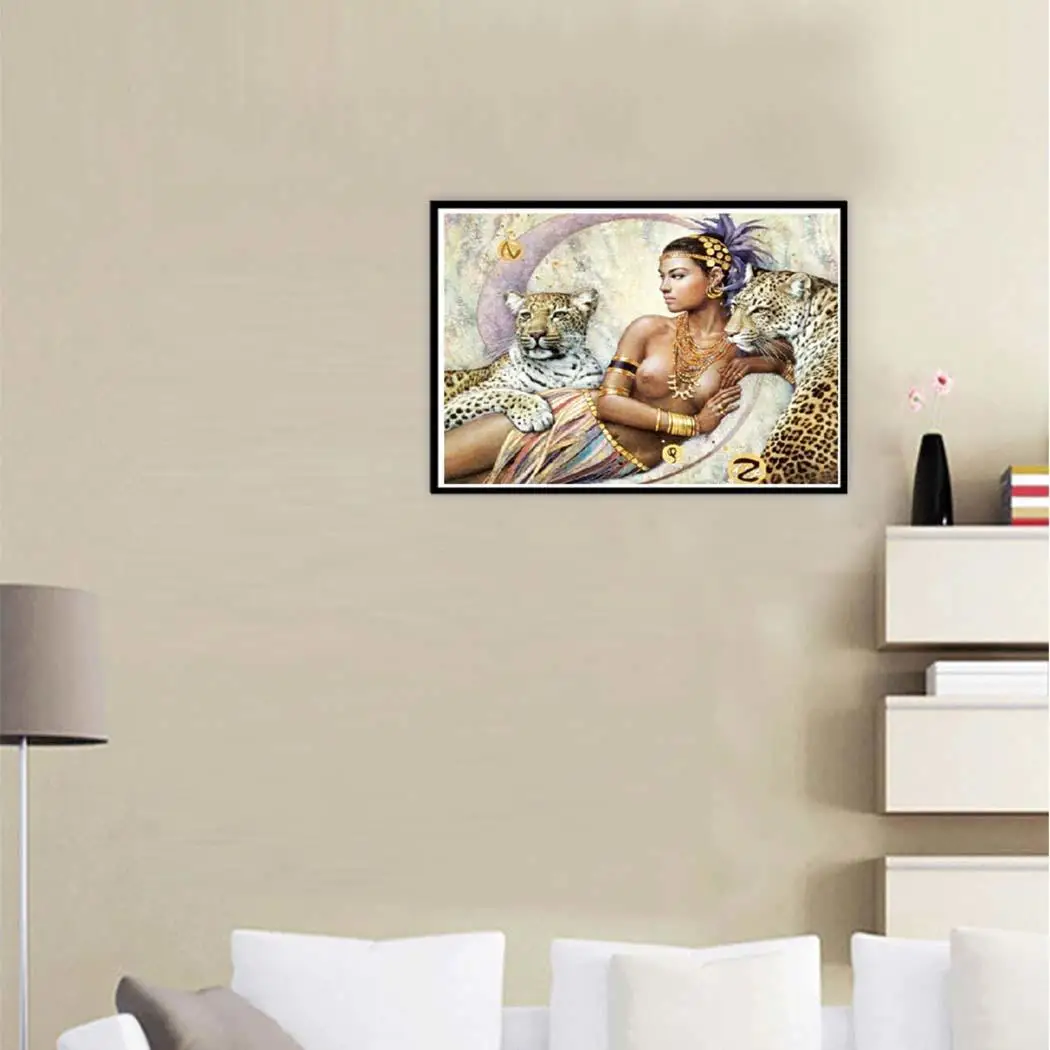 DIY квадратная красивая картина на бекаркасном холсте алмазное декорирование