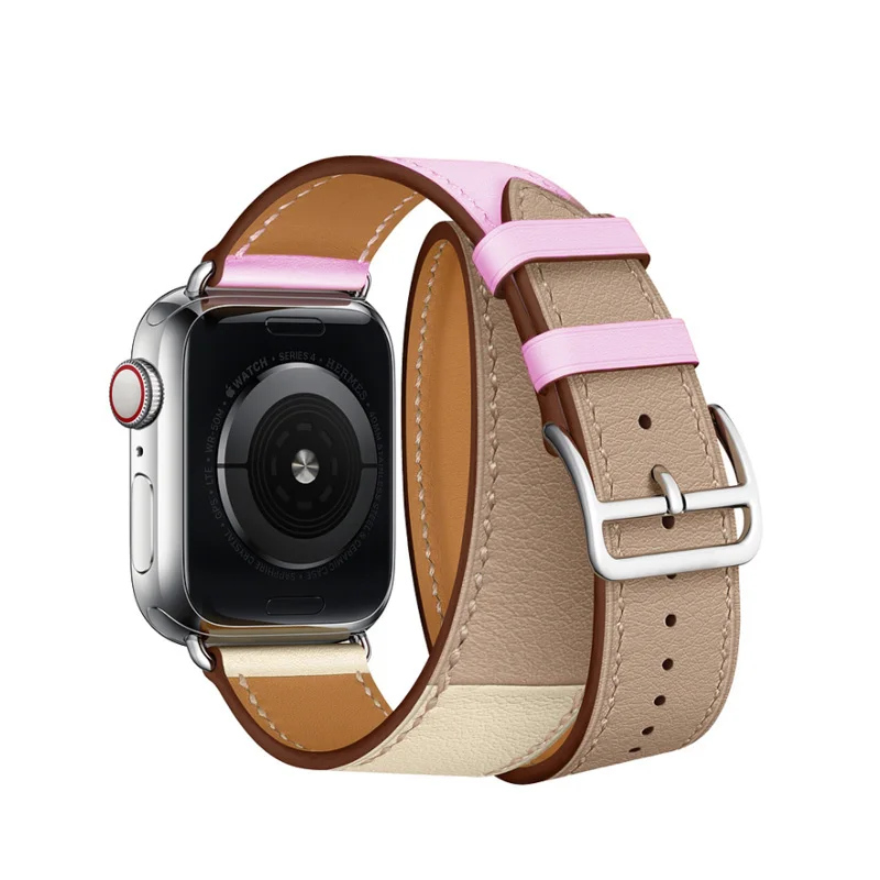 Ремешок для часов Apple Watch Series 4 двойной браслет 1 2 3 iWatch Herm 40 мм 44 мм|Ремешки часов| |