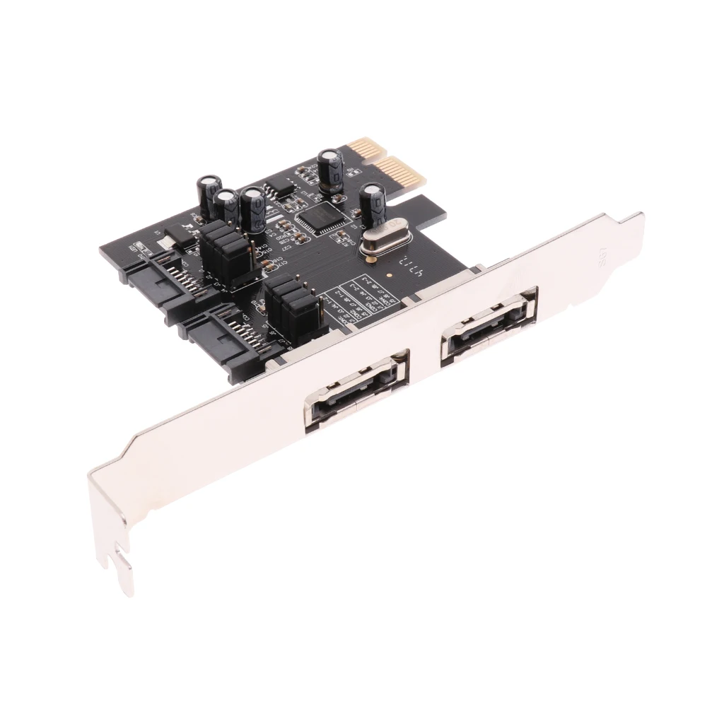 Dovewill настольные компьютеры PCIE до 2xSATA3. 0/2x ESATA 6 Гбит/с плата адаптера контроллера