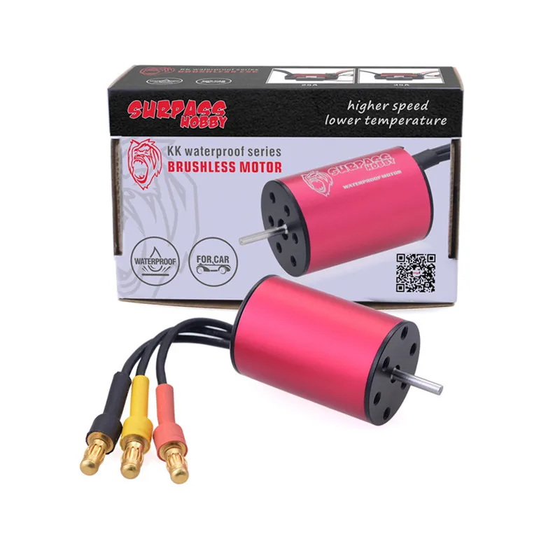 

Surpass Hobby 2030 2040 2445 2435 3650 2S 3S Brushless Waterproof Motor 4500/6500/7200kv for 1/10 1/16 1/18 1/20 1/24 Rc Car