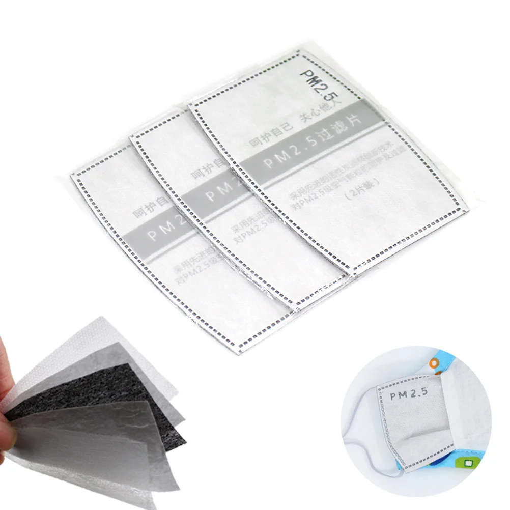 14 шт. 5 слоев фильтр с активированным углем из нетканого материала PM2.5 Анти-туман