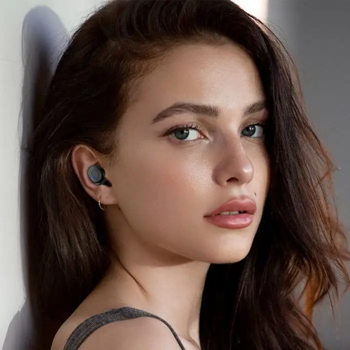 Беспроводные Bluetooth Hi Fi наушники стерео спортивные тренировки офисные вкладыши с