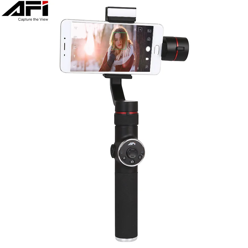 AFI V5 Стабилизатор Ручной карданный 3 осевой для 6 дюймовый смартфон стабилизатор