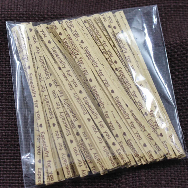 100Pcs торт подарок для обвязывательной разноцветная сумка конфет упаковка