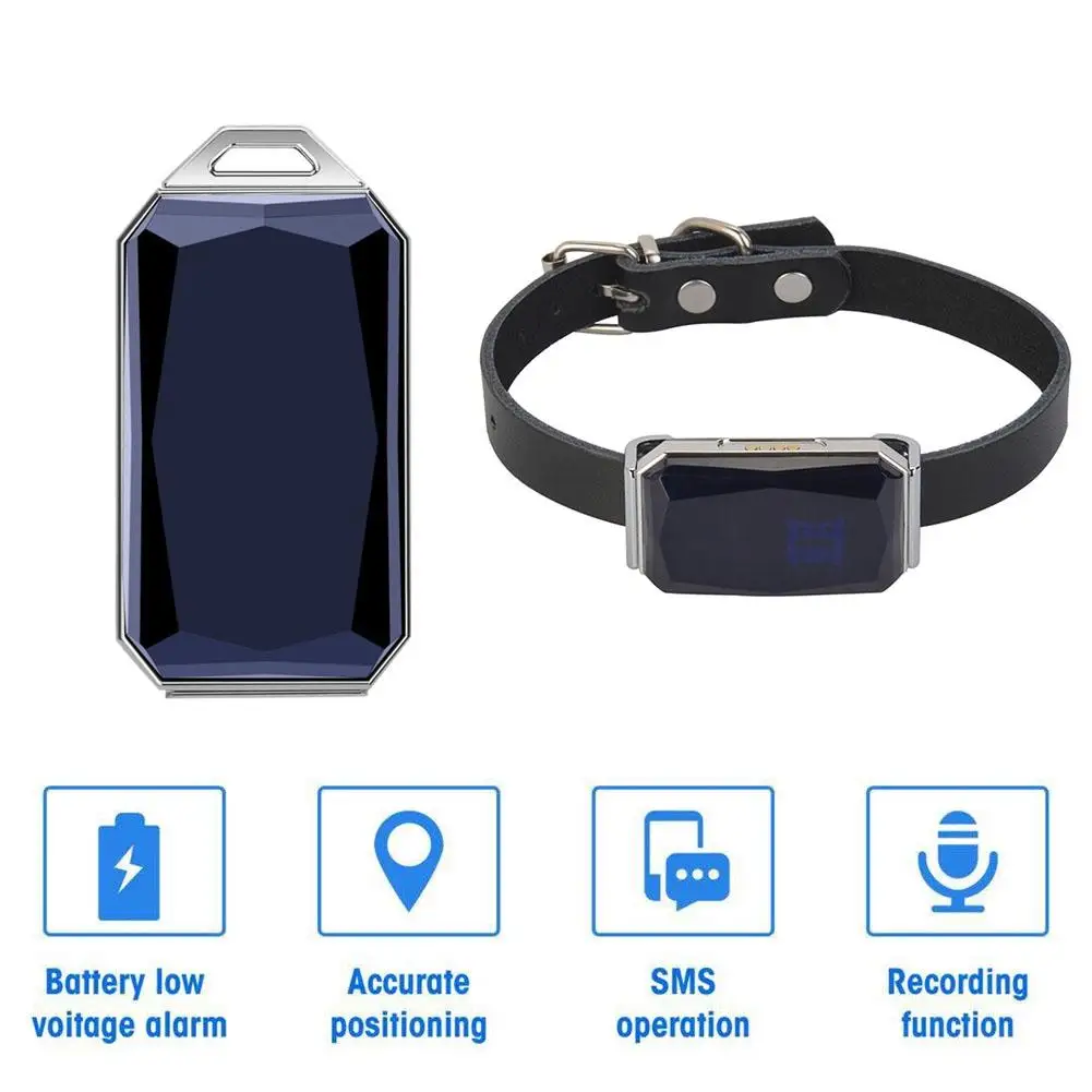 IP67 Водонепроницаемый Модный кулон с драгоценным камнем GSM gps WiFi lbs SOS Мини ключи