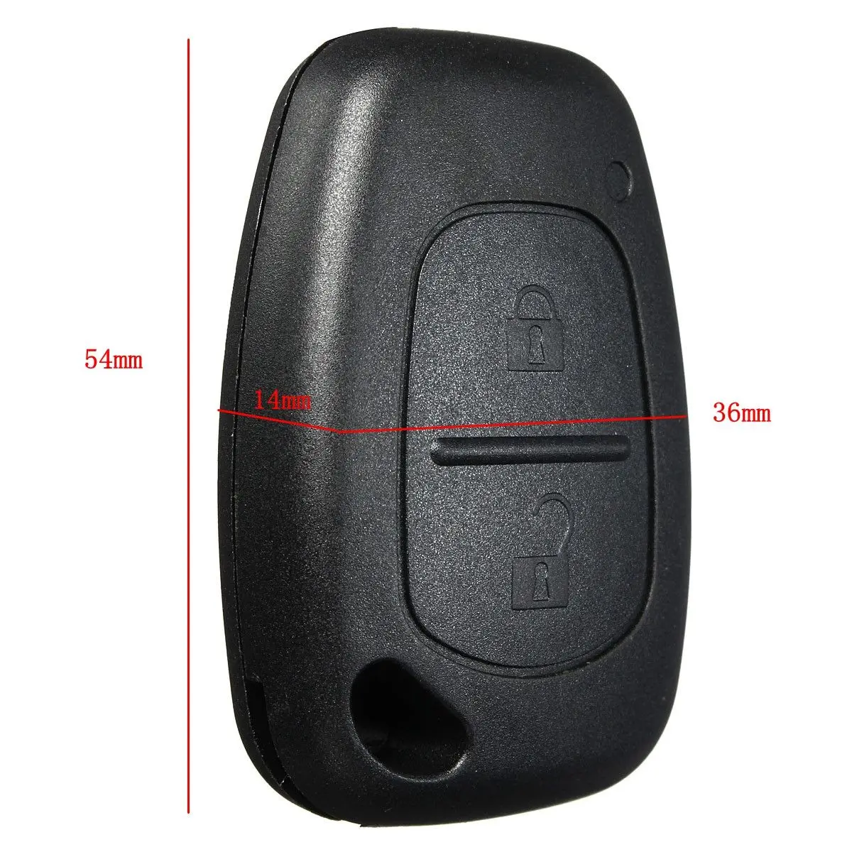 Автомобильный пульт дистанционного управления с двумя кнопками чехол для Renault