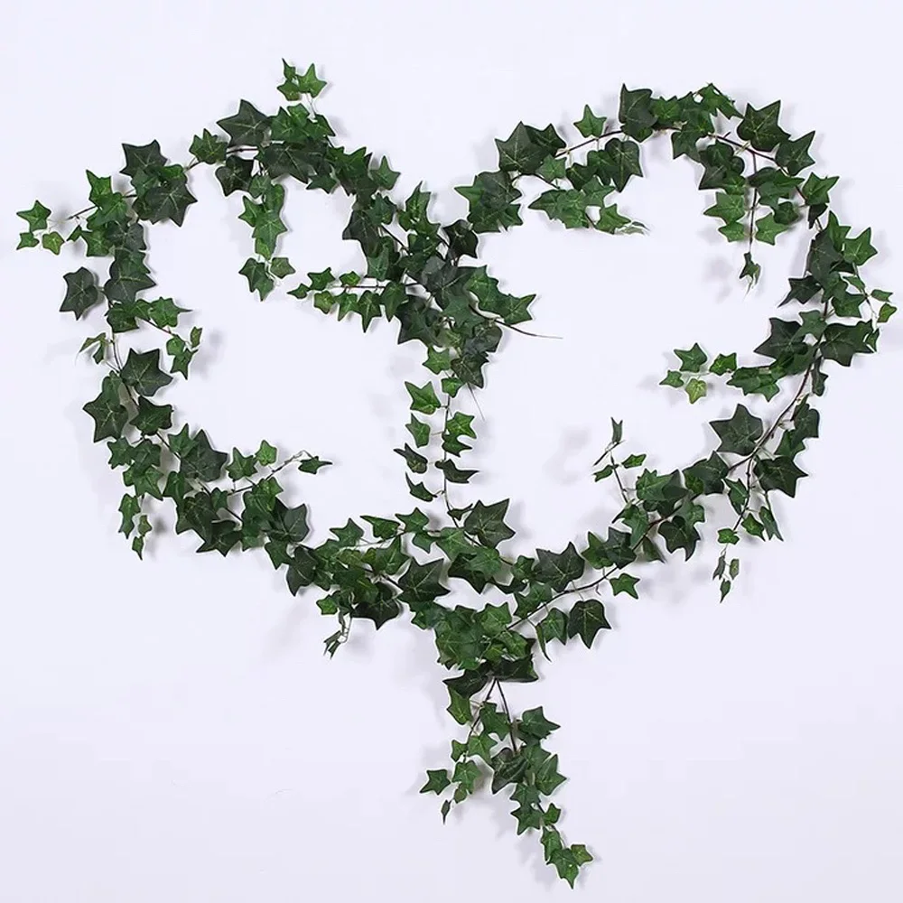 4x1 8 м искусственный Плющ искусственная Виноградная лоза Hedera Helix листья из ротанга