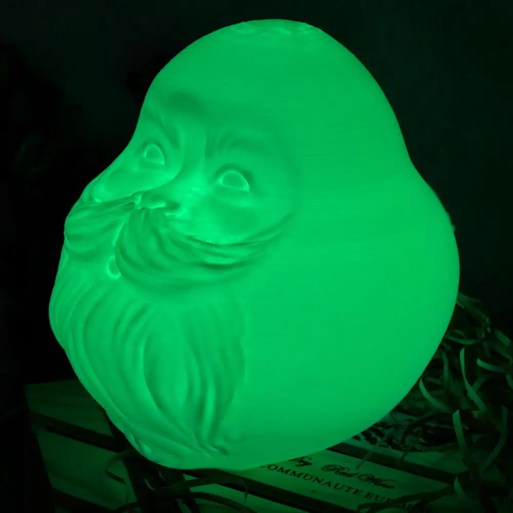 3D светодио дный светодиодный ночник рождественское освещение Санта Клаус