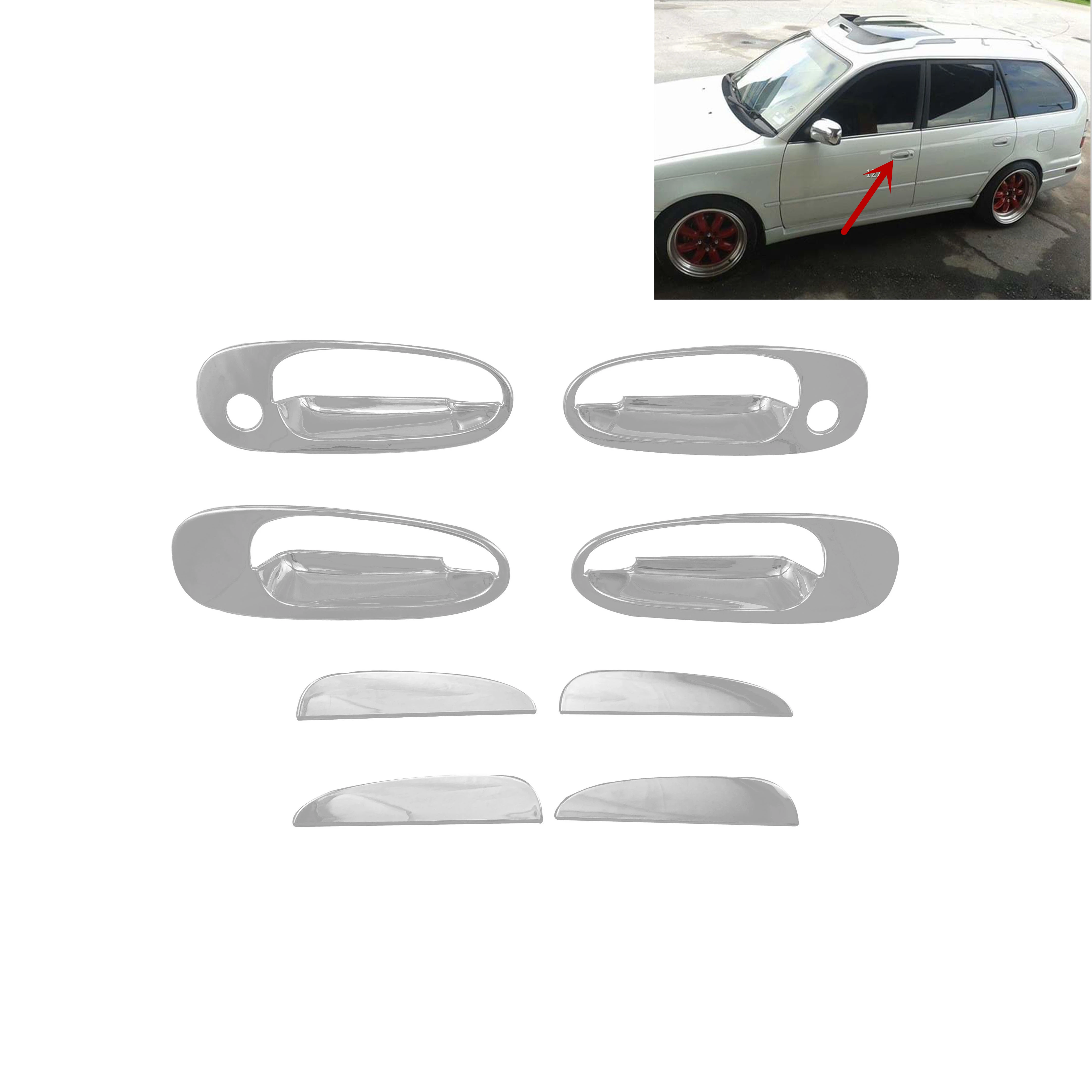Крышка ручки двери для Toyota Corolla 1996 ae110 ae111 ae112 ABS Chrome автомобильные аксессуары