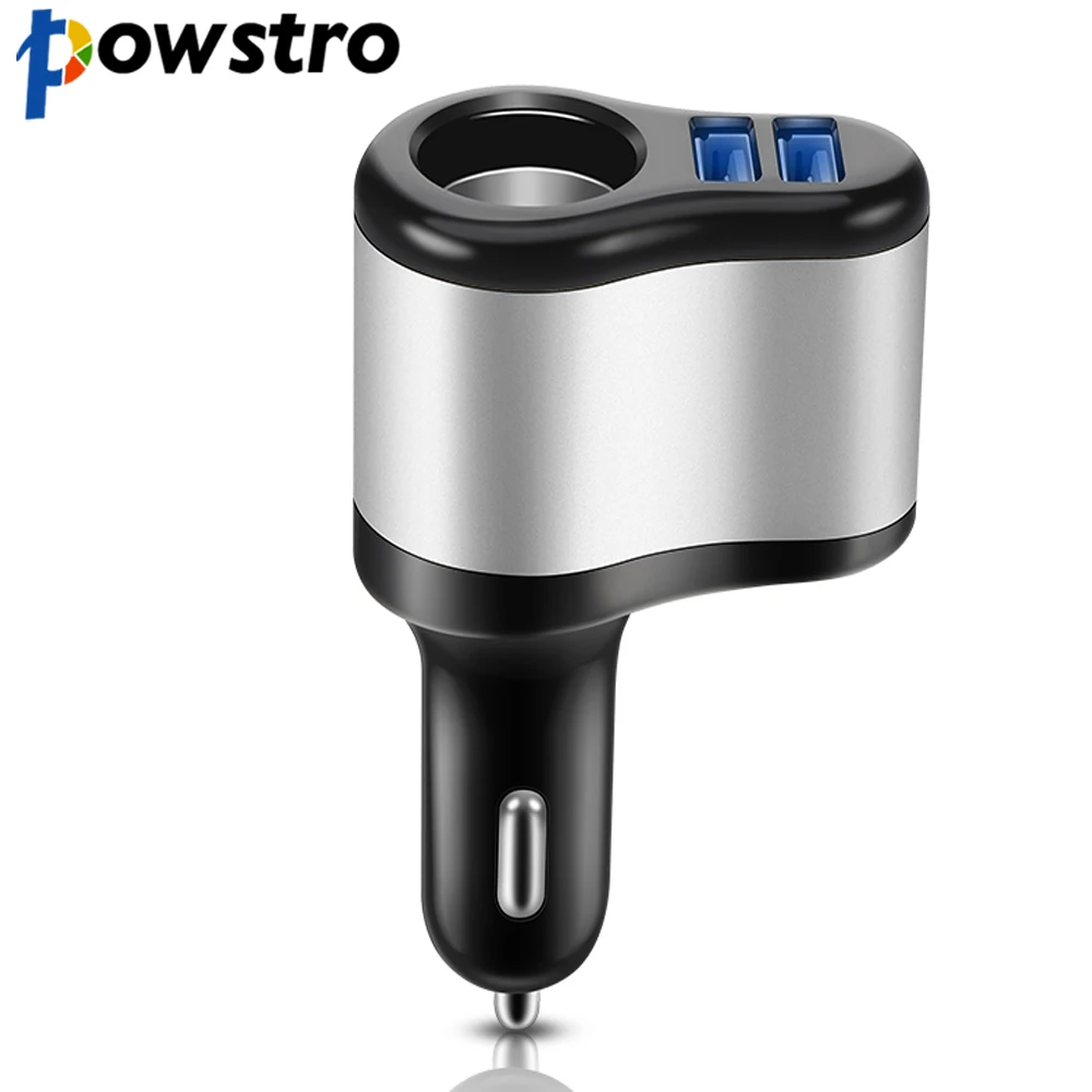Powstro устройство для автомобиля с двумя портами USB Зарядное 1A & 2.1A мобильный
