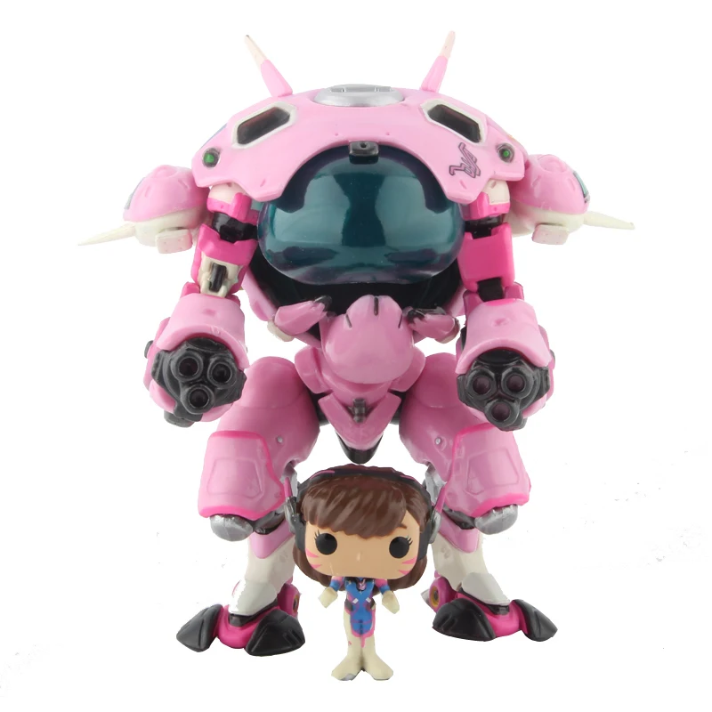 Ow dva E мех рейнхардт Мэй Lucio фигурку ПВХ 15 см 6&quot | Игрушки и хобби