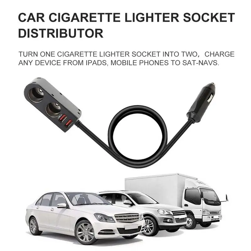 5V/2A Double USB Port 2 Way Auto Car Cigarette Lighter Socket Splitter Charger Plug Adapter DC12/24V | Автомобили и мотоциклы