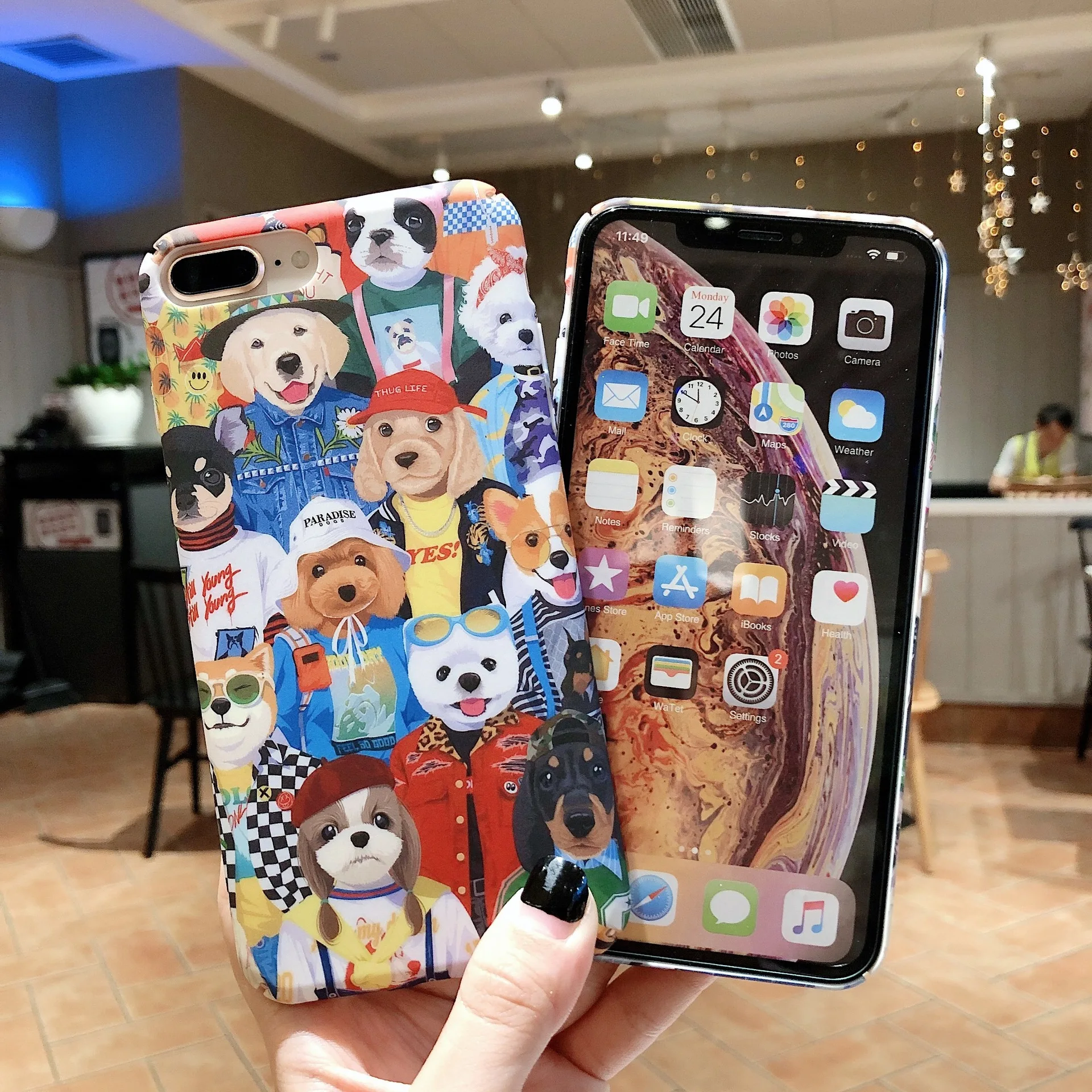 Супер милый мультфильм собака породы Шнауцер чехол для телефона iPhone 7 Puls 6 6S 8 X XS XR