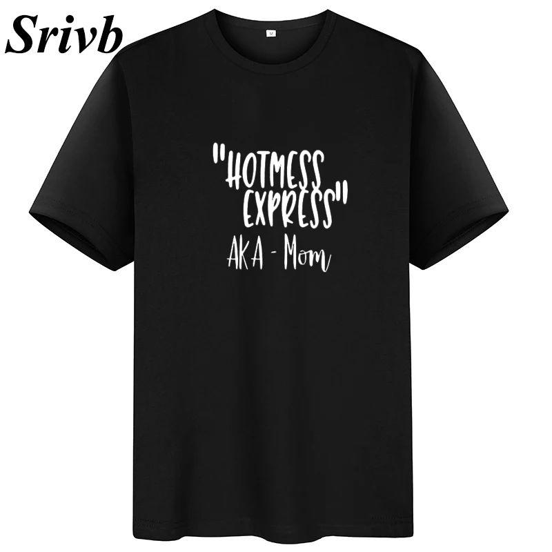Женская футболка с коротким рукавом Srivb Hotmess Express забавная в стиле хип-хоп принтом