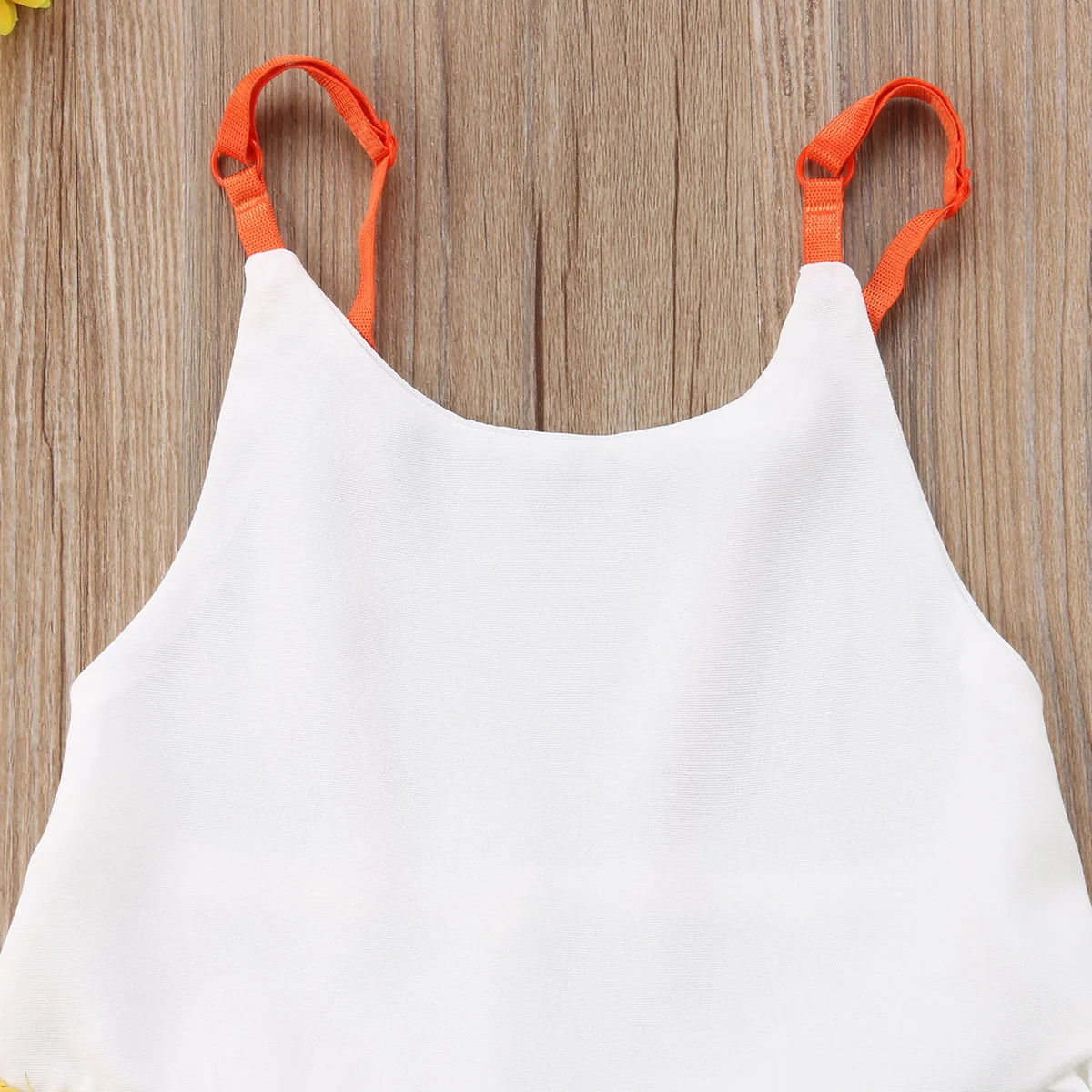 Pudcoco Fashion Irregular Girl Sleeveless Tutu Dress Baby Kid Party Beach Rainbow Strap Wedding Formal Princess 1-6Y | Детская одежда и