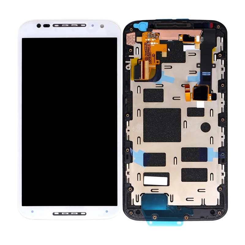 Для Motorola для Moto X2 ЖК дисплей с сенсорным экраном дигитайзер + рамка в сборе XT1092 XT1095