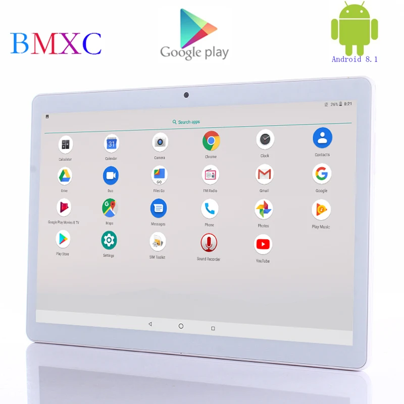 Google Android 8 1 планшет четырехъядерный 2 Гб RAM 32 ROM 4G LTE смартфон BMXC 10 дюймов 1920*1200 IPS wifi