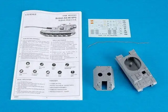 Trumpeter 1/72 07221 Британский AS 90 SPG|Наборы для сборки моделей| |