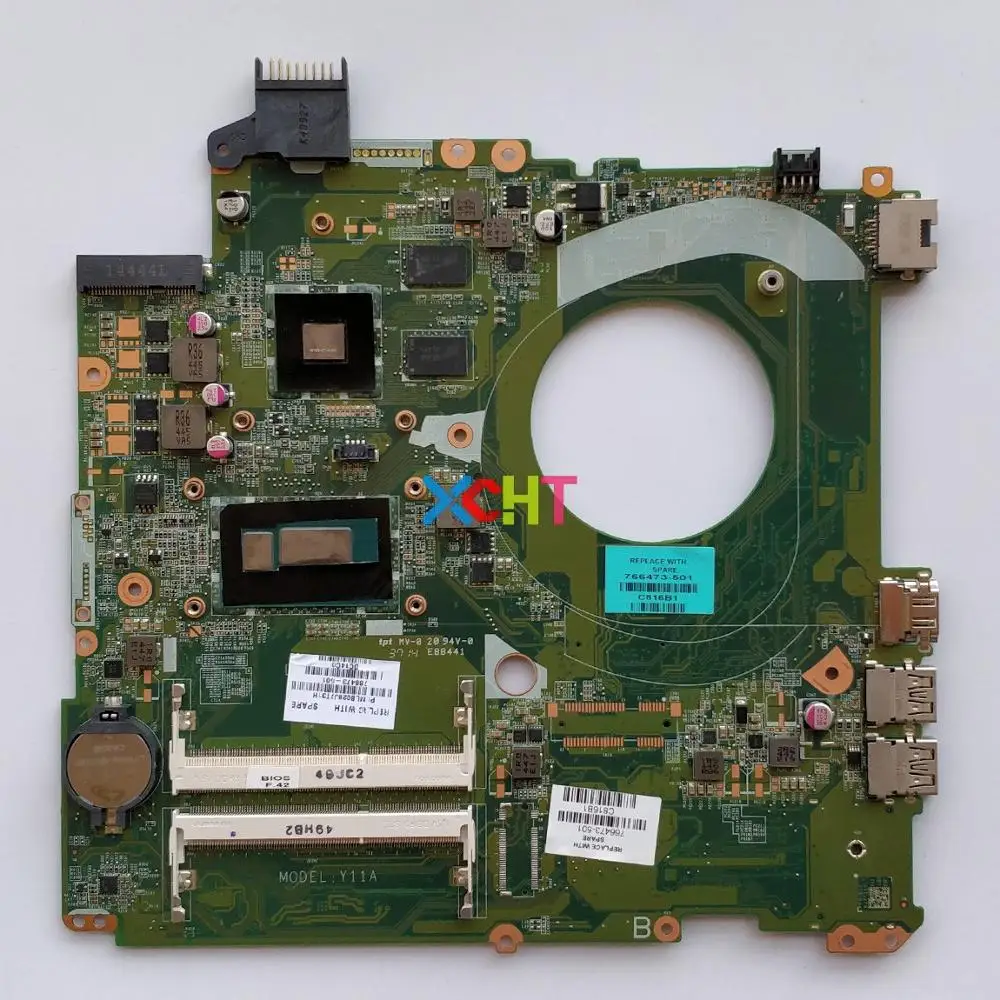 766473-501 766473-001 766473-601 DAY11AMB6E0 w i5-4210U 840M/2G для HP Pavilion 15-P Series 15T-P000 материнская плата