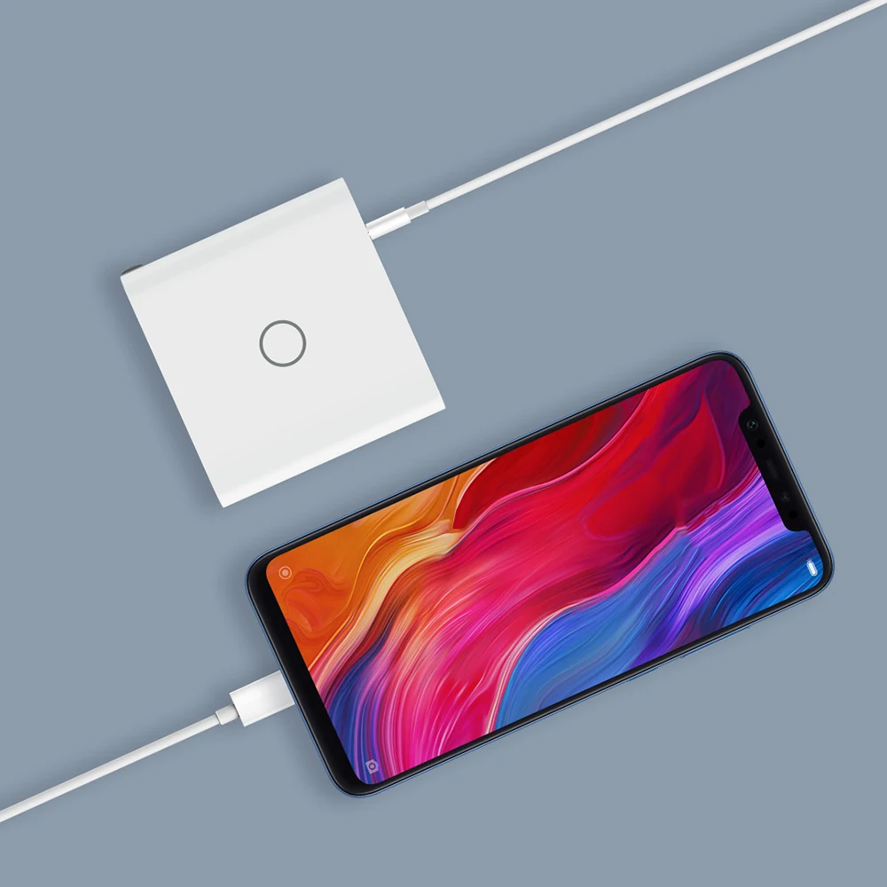 01 портативное быстрое зарядное устройство USB для мобильного телефона 8 Iphone X Ipad |