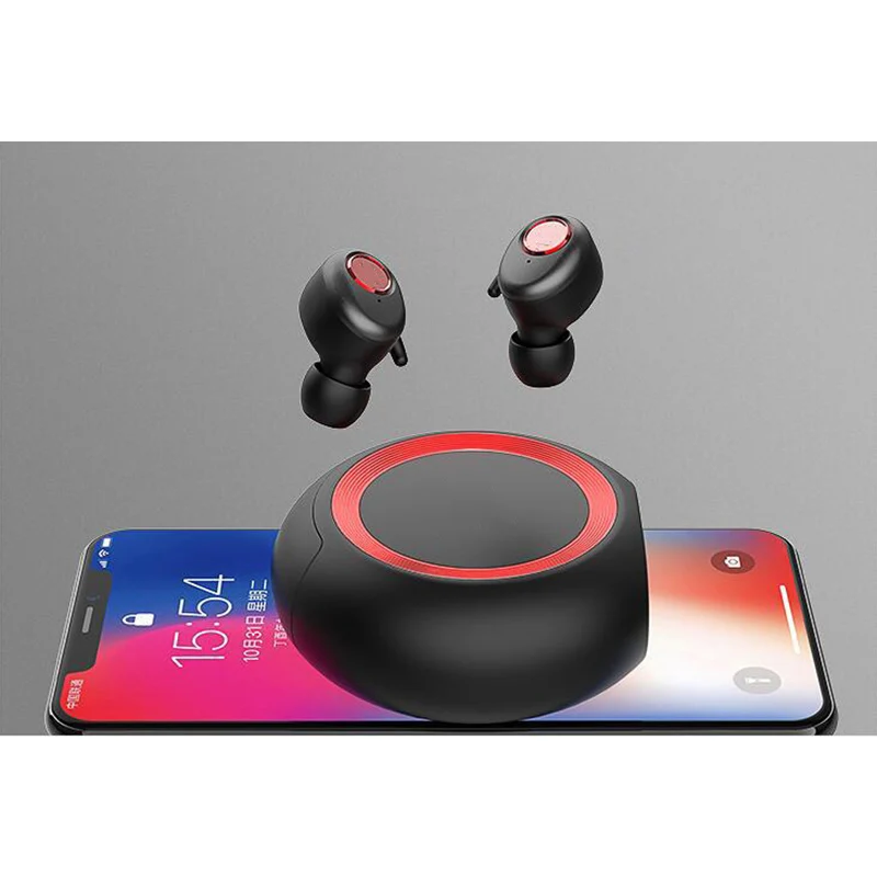 CLAITE мини беспроводные bluetooth 5 0 наушники настоящие стерео с микрофоном Handfree для