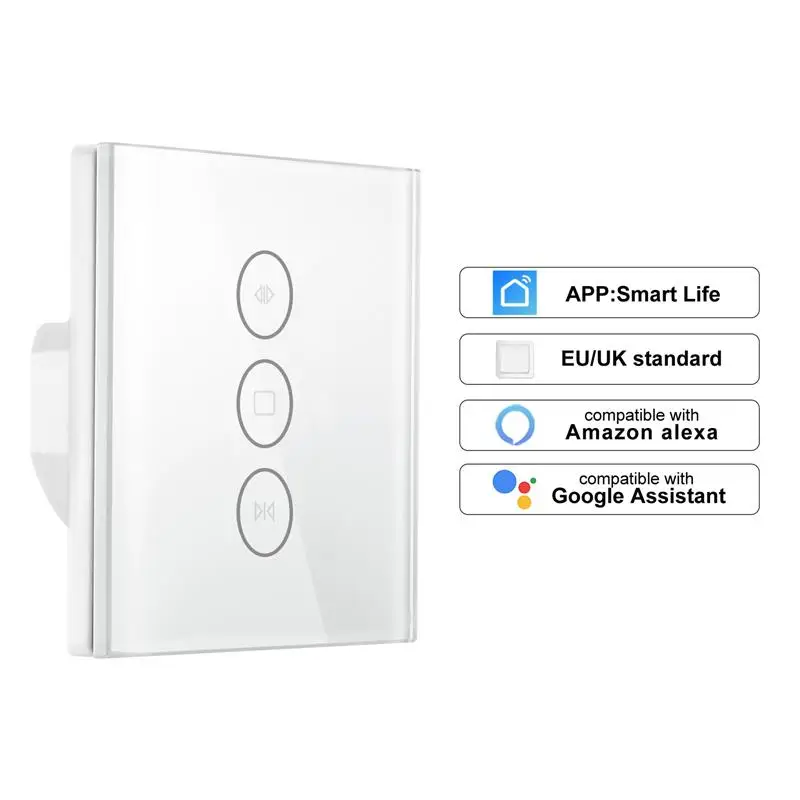Умный сенсорный выключатель для штор с поддержкой Wi Fi|Автоматическая система